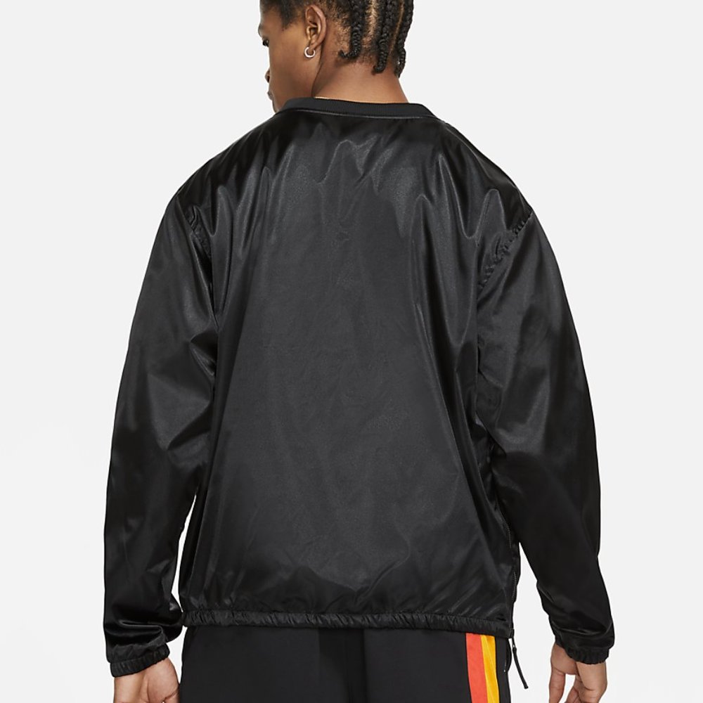 Nike Roswell Rayguns Basketball Top Long Sleeve Warm-Up Black Gold CW7733-010 - Picture 6 of 7